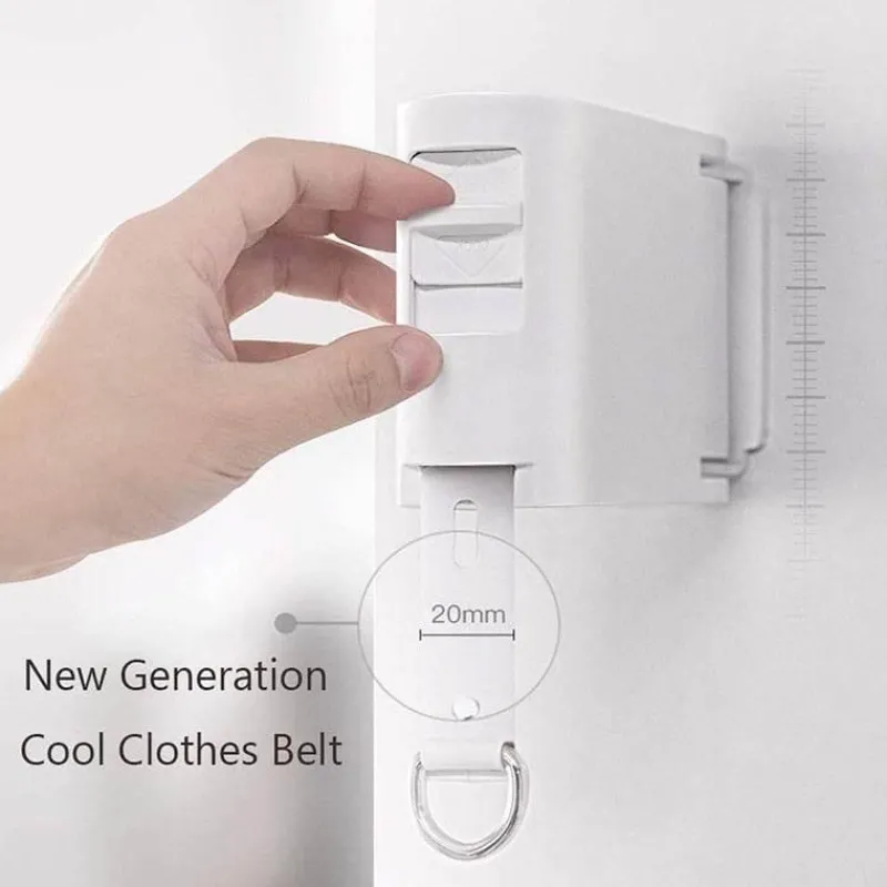 Cozy Living Gadgets Für Zuhause|Möbel-Unsichtbare einziehbare Wäscheleine – Trockenseil ohne Durchschlag