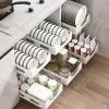 Space Savvy Küche & Esszimmer-Unterschrank-Geschirr-Organizer – Clevere Aufbewahrungslösung für die Küche