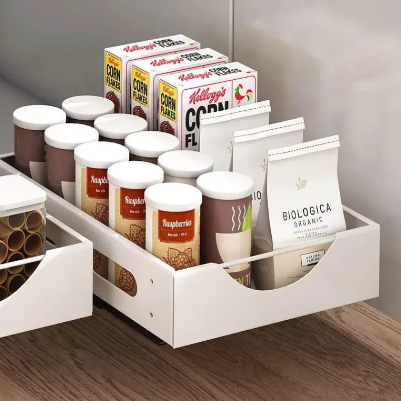 Space Savvy Küche & Esszimmer-Unterschrank-Geschirr-Organizer – Clevere Aufbewahrungslösung für die Küche