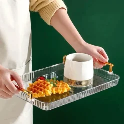 Tom Küche & Esszimmer-Unterteiltes Snacktablett - Servierplatte mit 6 Fächern für Obst und Nüsse