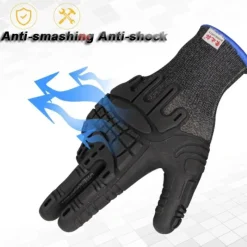 The Outdoor Vault Heimwerkzeuge|Outdoor & Garten-Unzerstörbare, rutschfeste Sicherheitshandschuhe – starke Schutzausrüstung