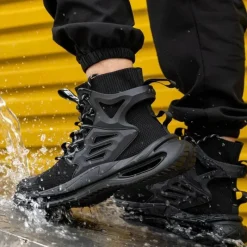 Herren Wilderness Haven Herrenschuhe|Camping-Werkzeuge-Unzerstörbare Sicherheitsschuhe – Anti-Smash-Schuhwerk für den Bau