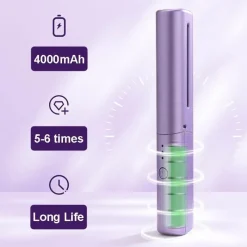 Wild u0026 Free Gear Outdoor-Artikel-USB Smart Heat Haarglätterkamm - Tragbares Styling-Tool aus Eisen