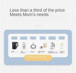 Kinder Little Nest Kinderwagen & Zubehör-USB-Babyflaschenwärmer – Tragbarer elektrischer Milchwärmer