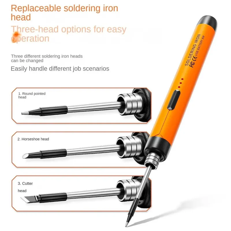 The Decor Haven Heimwerkzeuge-USB-Lötkolben-Kit – Tragbares DIY-Elektronikwerkzeug