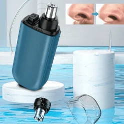 PureGlow Frauenpflege|Körperpflege-USB-wiederaufladbarer Nasenhaarschneider, tragbares Pflegewerkzeug