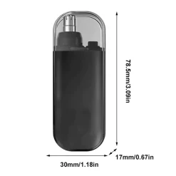 PureGlow Frauenpflege|Körperpflege-USB-wiederaufladbarer Nasenhaarschneider, tragbares Pflegewerkzeug