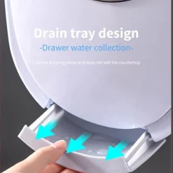 The Culinary Kit Küche & Esszimmer-UV-Desinfektions-Abtropfbox zur Wandmontage