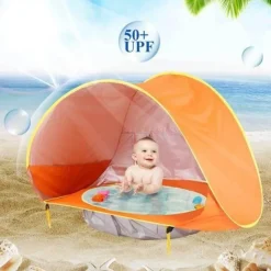 Kinder Wilderness Haven Kinderwagen & Zubehör|Outdoor-Artikel-UV-schützendes wasserdichtes Strandzelt für Kinder