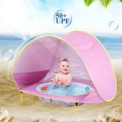 Kinder Wilderness Haven Kinderwagen & Zubehör|Outdoor-Artikel-UV-schützendes wasserdichtes Strandzelt für Kinder