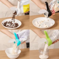 The Decor Haven Küche & Esszimmer-Vakuumierclip - Frischhaltebeutel für Lebensmittel