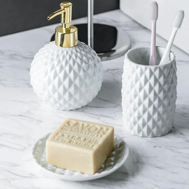 The Bath Nook Badezimmer-Valentino Bathroom Set - Elegant Luxury Bath Accessories