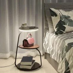 Luminous Stands Beleuchtung|Möbel-Varnished Floor Lamp - Elegant Home Lighting