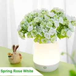 Bright Accents Beleuchtung-Vase Nachtlampe - Dekoratives Tischlicht