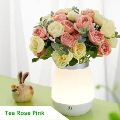 Bright Accents Beleuchtung-Vase Nachtlampe - Dekoratives Tischlicht