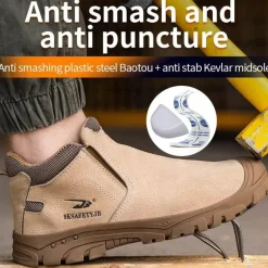 Herren Wilderness Haven Herrenschuhe|Camping-Werkzeuge-Verbrühungssichere, isolierte, langlebige, unzerstörbare Arbeitsschuhe zum Hineinschlüpfen