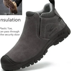 Herren Wilderness Haven Herrenschuhe|Camping-Werkzeuge-Verbrühungssichere, isolierte, langlebige, unzerstörbare Arbeitsschuhe zum Hineinschlüpfen