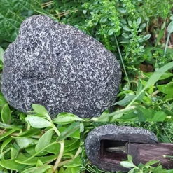 Adventure Basecamp Camping Im Freien|Outdoor-Artikel-Versteckter Garten-Sicherheitsstein – diskretes Sicherheitsdekor für den Außenbereich