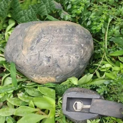 Adventure Basecamp Camping Im Freien|Outdoor-Artikel-Versteckter Garten-Sicherheitsstein – diskretes Sicherheitsdekor für den Außenbereich