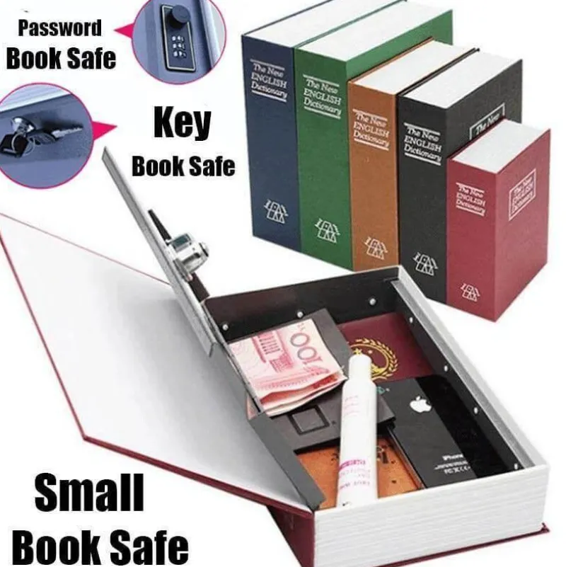 Cozy Living Heimwerkzeuge-Verstecktes Safebuch – Geheime Aufbewahrungsbox für Bücher