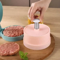 The Culinary Kit Küche & Esszimmer-Verstellbare Burger-Patty-Presse mit Antihaftbeschichtung – Premium-Grillwerkzeug