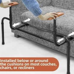 Tranquil Touch Mobilitäts- Und Support-Tools|Gesundheits-Gadgets-Verstellbare Couch-Hilfsschiene für Senioren – Sicherheits-Stehhilfe