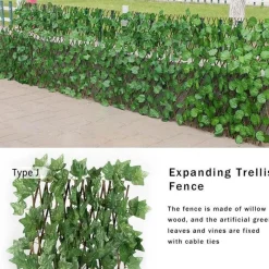 Nomad Gear Camping Im Freien|Outdoor-Artikel-Verstellbare, einziehbare Zaunabdeckung – Natürlich aussehende Sichtschutzlösung