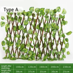Nomad Gear Camping Im Freien|Outdoor-Artikel-Verstellbare, einziehbare Zaunabdeckung – Natürlich aussehende Sichtschutzlösung