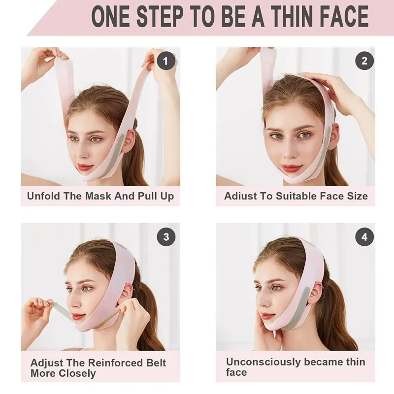 The Relaxation Nook Frauenpflege|Körperpflege-Verstellbare Face-Lift-Band-Maske – Anti-Aging-Hautpflege-Tool