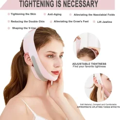 The Relaxation Nook Frauenpflege|Körperpflege-Verstellbare Face-Lift-Band-Maske – Anti-Aging-Hautpflege-Tool