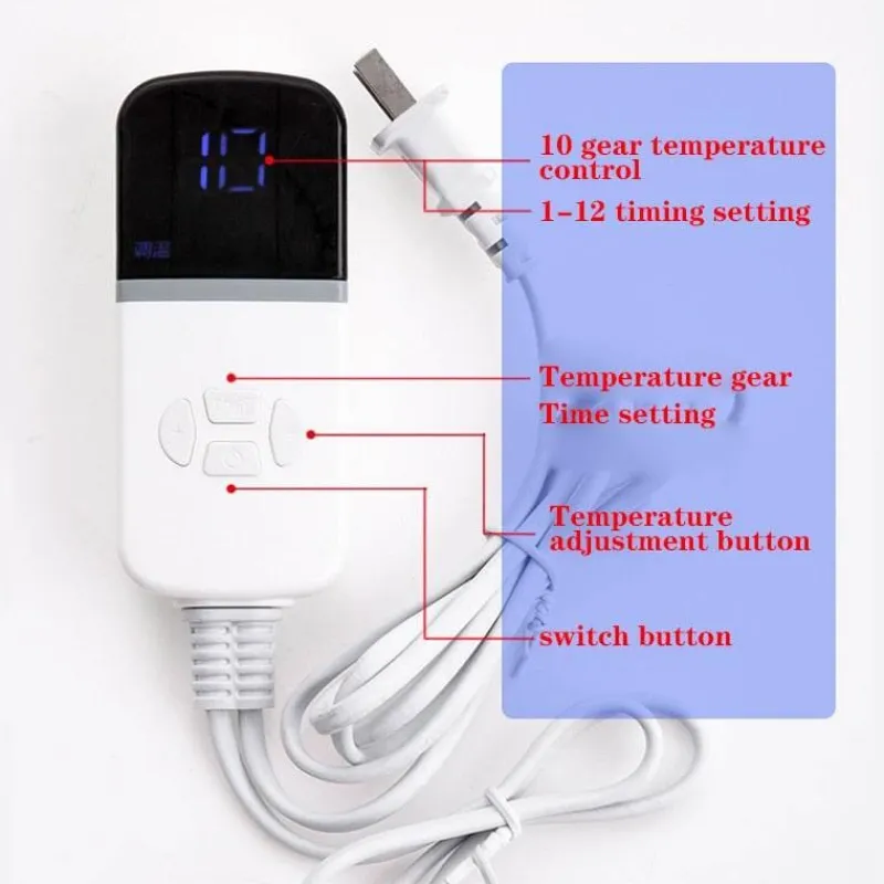 Tranquil Touch Gesundheits-Gadgets|Gesundheits- Und Entspannungstools-Verstellbare Fußwärmmatte aus Leder – beheizte Komfortmatte