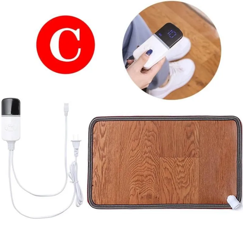 Tranquil Touch Gesundheits-Gadgets|Gesundheits- Und Entspannungstools-Verstellbare Fußwärmmatte aus Leder – beheizte Komfortmatte