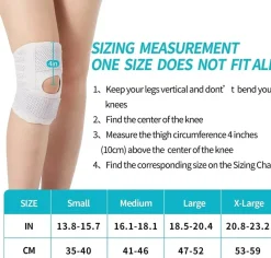 Tranquil Touch Fitness-Gadgets|Gesundheits-Gadgets-Verstellbare Kniebandage – Atmungsaktiver Stabilisator