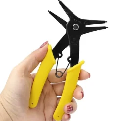 The Decor Haven Camping Im Freien|Outdoor-Artikel-Verstellbare Sprengringzange – 2-in-1-Mechanikerwerkzeug