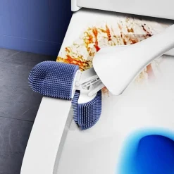 Tranquil Waters Badezimmer-Verstellbare Toilettenbürste mit Doppelkopf – Vielseitiges Reinigungswerkzeug für das Badezimmer