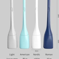 Tranquil Waters Badezimmer-Verstellbare Toilettenbürste mit Doppelkopf – Vielseitiges Reinigungswerkzeug für das Badezimmer