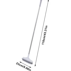 The Blissful Bath Badezimmer-Verstellbare Wischbürste mit langem Griff – vielseitiges Reinigungswerkzeug