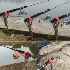 The Outdoor Vault Outdoor-Artikel|Heimwerkzeuge-Verstellbarer Angelrutenhalter aus Edelstahl – Angelzubehör mit sensiblem Design