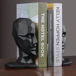 The Gilded Nest Wohndeko-Verstellbarer Buchständer aus Harz – Eleganter Präsentationsständer