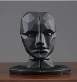 The Gilded Nest Wohndeko-Verstellbarer Buchständer aus Harz – Eleganter Präsentationsständer