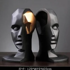 The Gilded Nest Wohndeko-Verstellbarer Buchständer aus Harz – Eleganter Präsentationsständer