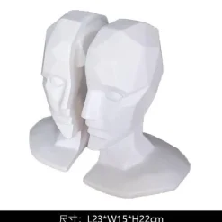 The Gilded Nest Wohndeko-Verstellbarer Buchständer aus Harz – Eleganter Präsentationsständer