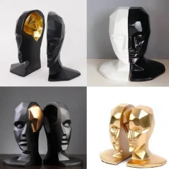 The Gilded Nest Wohndeko-Verstellbarer Buchständer aus Harz – Eleganter Präsentationsständer