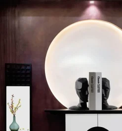 The Gilded Nest Wohndeko-Verstellbarer Buchständer aus Harz – Eleganter Präsentationsständer