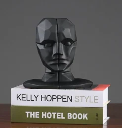 The Gilded Nest Wohndeko-Verstellbarer Buchständer aus Harz – Eleganter Präsentationsständer