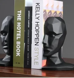 The Gilded Nest Wohndeko-Verstellbarer Buchständer aus Harz – Eleganter Präsentationsständer