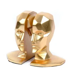 The Gilded Nest Wohndeko-Verstellbarer Buchständer aus Harz – Eleganter Präsentationsständer