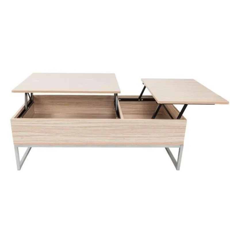 Cozy Living Möbel-Verstellbarer Couchtisch mit anhebbarer Platte – Modernes Design mit verstecktem Fach