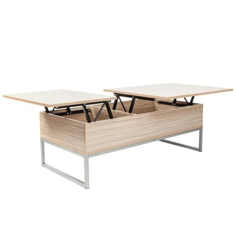 Cozy Living Möbel-Verstellbarer Couchtisch mit anhebbarer Platte – Modernes Design mit verstecktem Fach