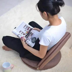 Comfort u0026 Style Möbel-Verstellbarer, gepolsterter Meditationsstuhl ohne Beine – bequemes Sitzen für Achtsamkeit